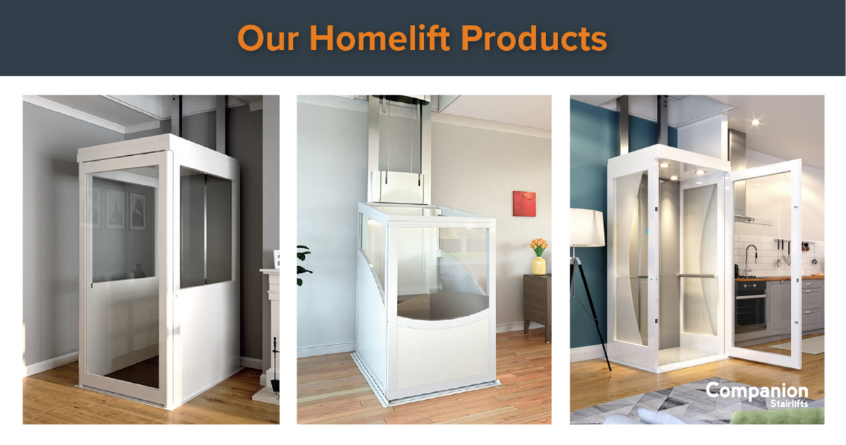 Selection of homelifts