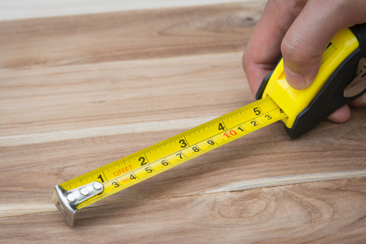 A tape measure