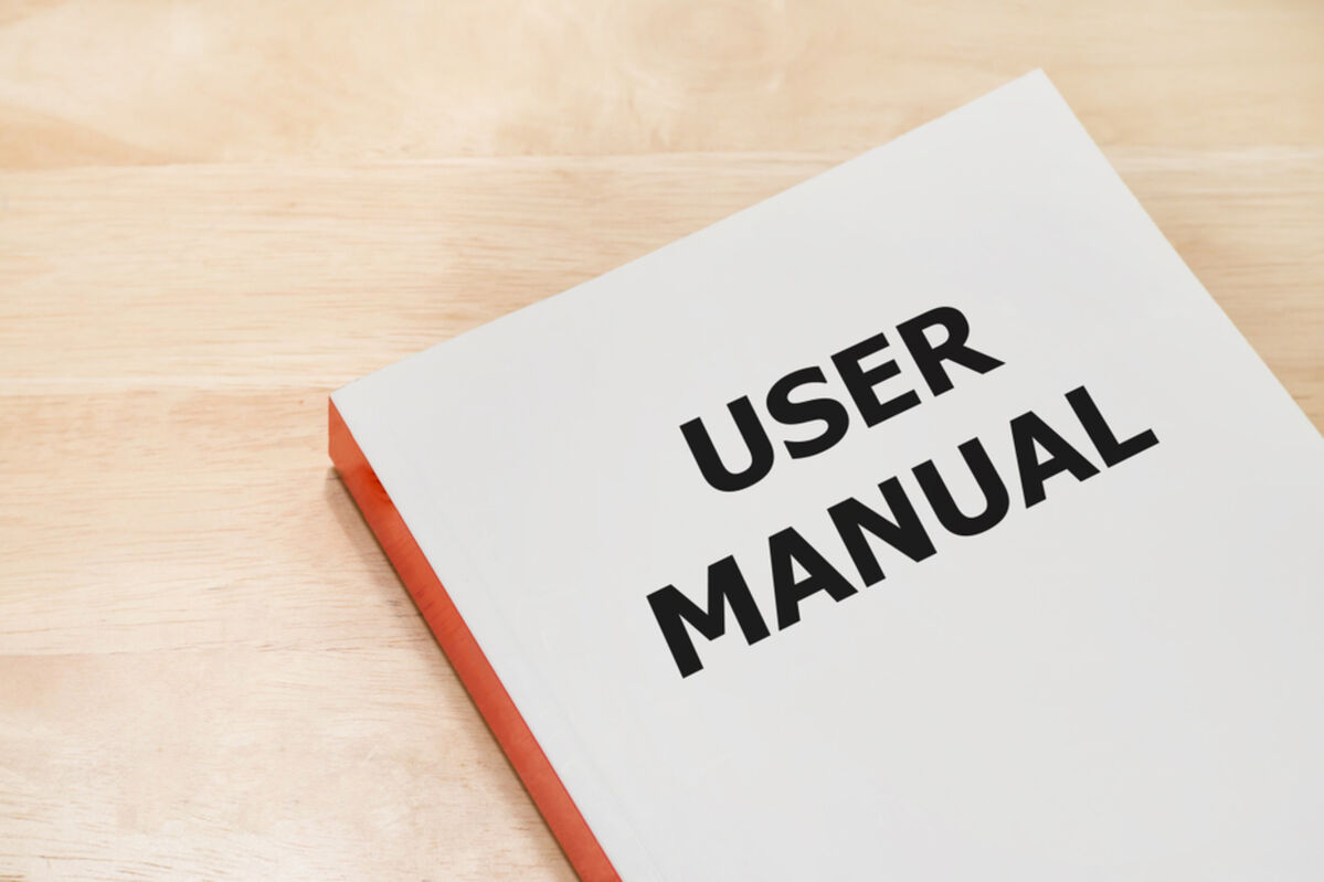 An example of a user manual